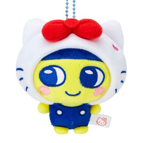 Plush Keychain Mametchi Purinui Sanrio X Tamagotchi Meccha Japan