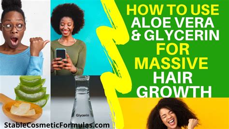 How To Use Aloe Vera Gel And Glycerin For Natural Hair Growth And Shine Diy Hair Detangler Spray