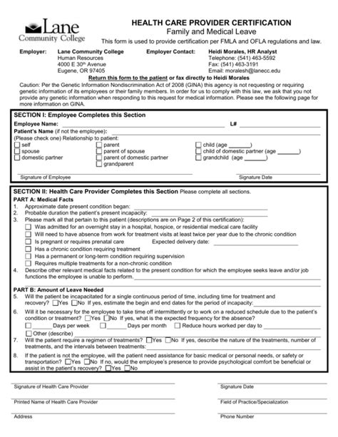 Fillable Form Hcpc Eml Certification Of Health Care Provider For Form