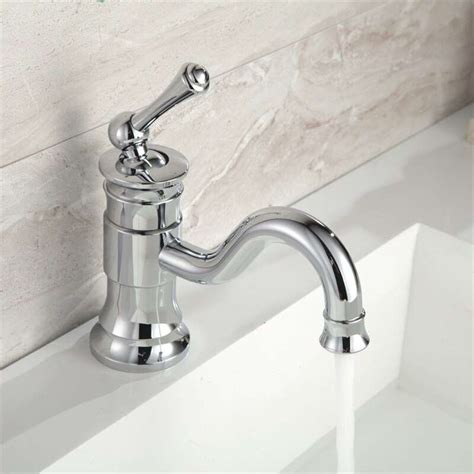 Luxury Brass Basin Gold Faucet Hot And Cold Water Single Hole Single Handle Sink Bathroom Mixer