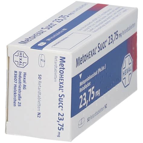 MetoHEXAL Succ 23 75 Mg 50 St Mit Dem E Rezept Kaufen Shop Apotheke