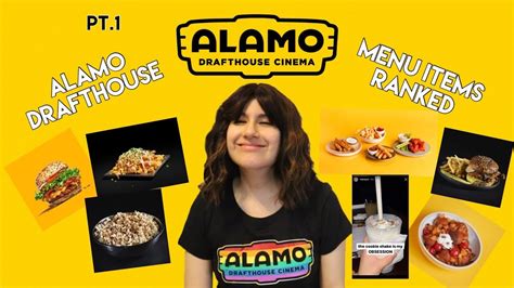 Pt 1 ALAMO DRAFTHOUSE MENU ITEMS RANKED YouTube