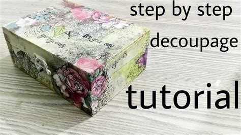 Decoupage On Wood Diy Decoupage Tutorial Decoupage Art Ideas