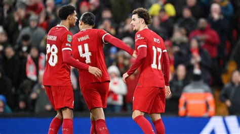 Liverpool Advance To Carabao Cup Semi Finals With 5 1 Win Over West Ham