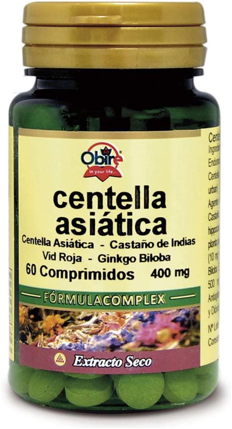 Obire Centella Asiatica Complex 60 Comprimidos 400 Mg Con