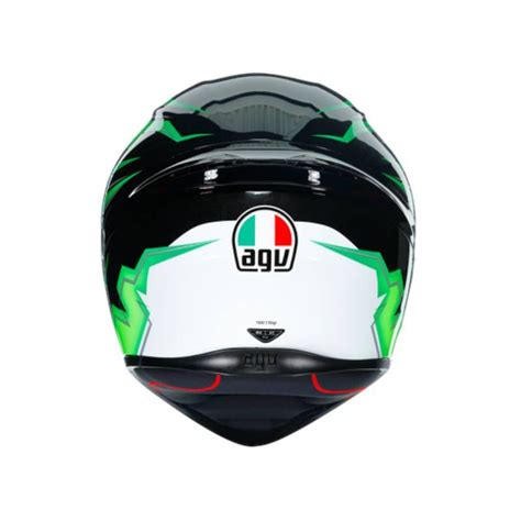 Casque AGV K1 Krypton Black Green Modification Motorcycles