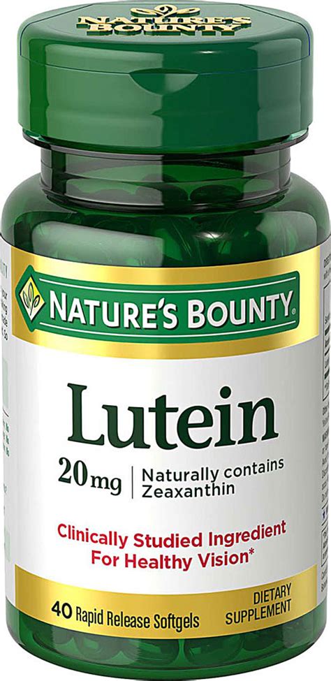 Заказать Лютеин и Зеаксантин Lutein -- 20 mg - 40 Softgels (Мягкие ...