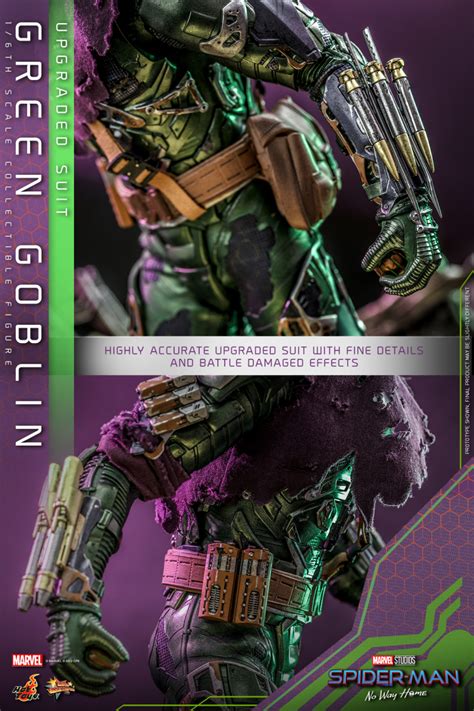 Hot Toys蜘蛛人無家日綠惡魔 升級戰衣版 1 6 比例收藏級人偶Green Goblin Upgraded Suit