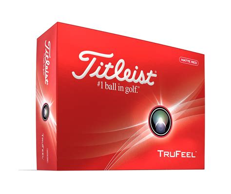 Titleist Trufeel Red Golf Balls Balls Golfonline