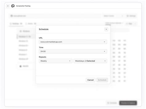 Automated Screenshot Scheduler Visual Regression Testing Lambdatest