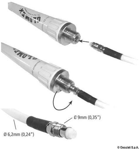 Antenne Glomex Glomeasy Line Vhf En Fibre De Verre M