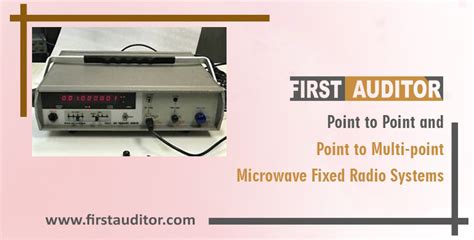 Point To Point And Point To Multi Point Microwave Fixed Radio Systems