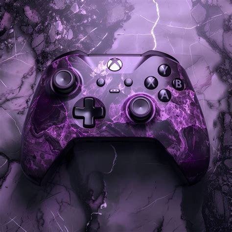 Luxurious purple Xbox controller by RTMdigitalart on DeviantArt