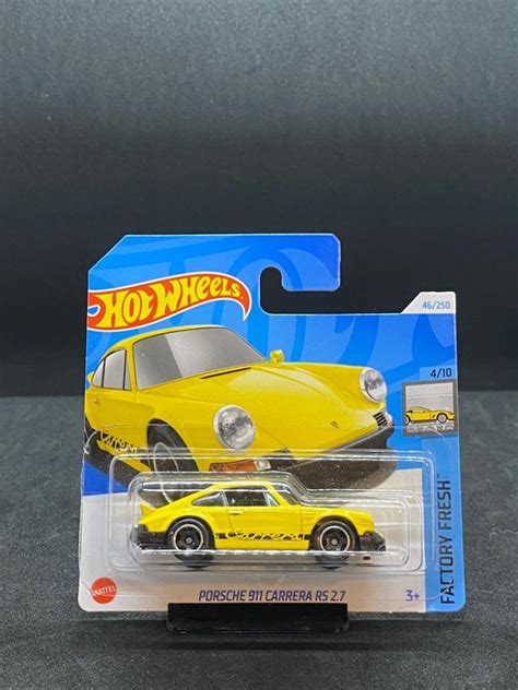 Hot Wheels Porsche Carrera RS Yellow Carshoping