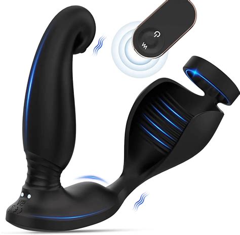 Male Prostate Perineal Testicle Penis Boy Massager Anal Plug Vibrator