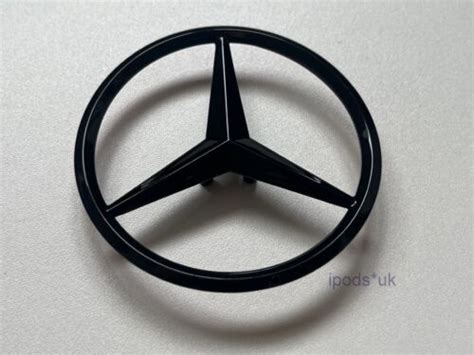 Gloss Black Mercedes Benz Gle W Suv Rear Boot Star Badge A