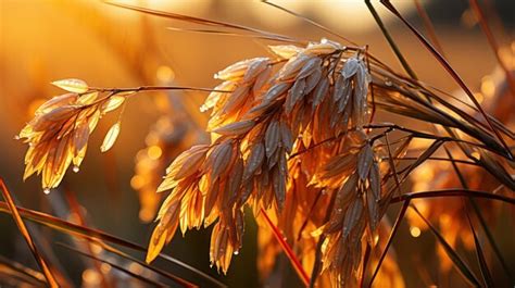 Premium Photo | Golden rice in the Rice Field before harvest