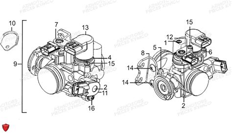 Pièces Scooter Kymco XCITING 500 RI MMC ABS 4T EURO III pièces KYMCO