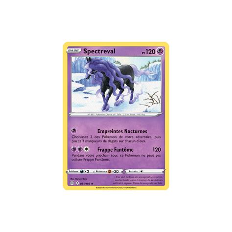 Spectreval 081 196 Holo Reverse Origine Perdue EB11 Carte