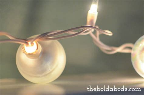 DIY Ornament String Lights