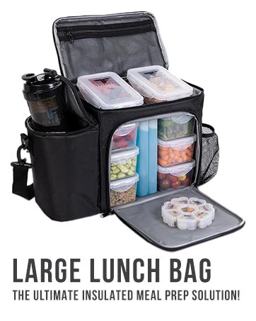 Thinkfit Insulated Meal Prep Lunch Box With Bpa Free Reusable