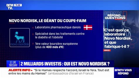 C Est Quoi Ce Laboratoire Novo Nordisk Et Que Fabrique T Il BFMTV