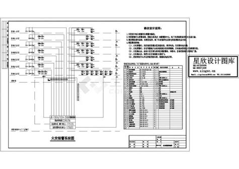 地下车库火灾报警系统设计cad图纸火灾报警系统土木在线