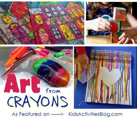 20+ Kid Friendly Ideas for Wax Crayon Art and a $1,500 Giveaway!