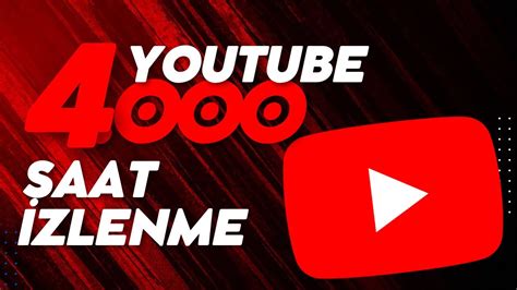 1 Haftada 4 000 Saat İzlenme Süresini Tamamladık Youtube 4 000 Saat