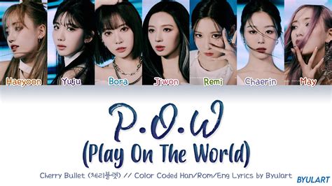 Correct Cherry Bullet P O W Play On The World Color Coded Han