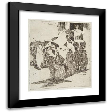 Édouard Manet 15x17 Black Modern Framed Museum Art Print Titled Line