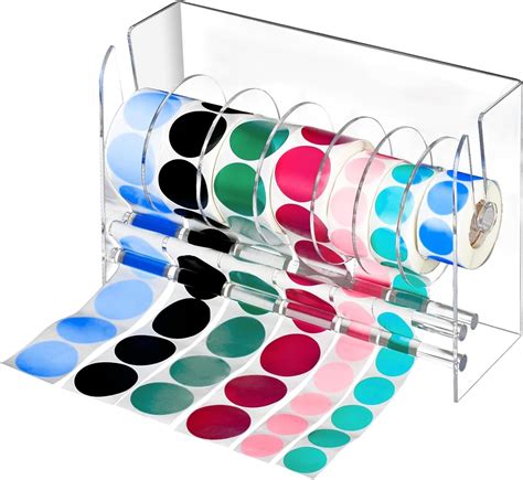 Amazon Laiamer Adjustable Label Dispenser Acrylic Sticker Roll