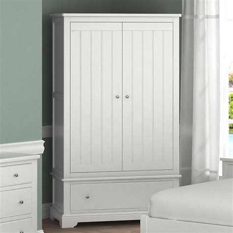 Top 15 Of White Wooden Wardrobes