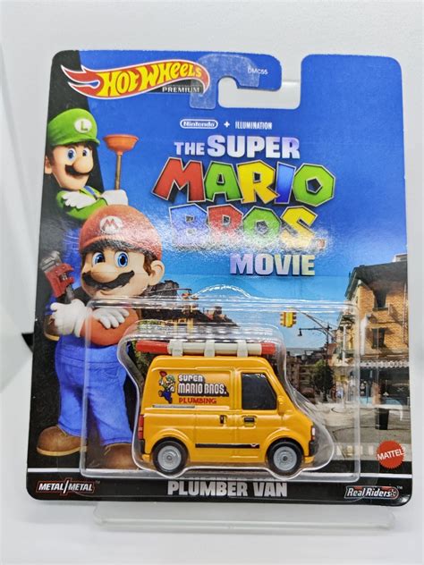 Hot Wheels Premium The Super Mario Bros Movie Plumber Van Hobbies