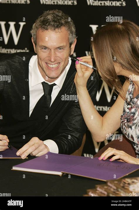 Mark Foster and Lisa Snowdon sign copies of Strictly Come Dancing ...