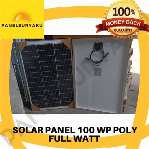 jual solar panel surya solar cell  wp  watt polycrytalline maysun