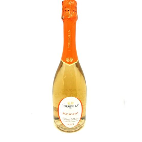 Spumante moscato oltrepò pavese DOC metodo charmat TORREVILLA 750 ML