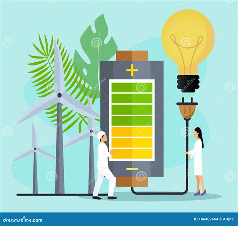 Concept Of Save The Planet Save Energy Stock Vector Illustration Of