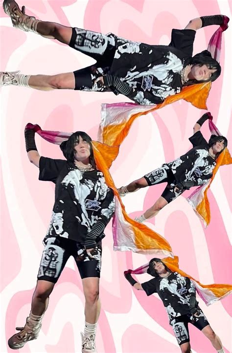 Billie Eilish Lesbian Flag Wallpaper Lesbian Flag Billie Billie Eilish