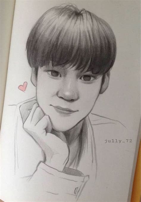 Ateezfanart Yunhofanart Yunhosketch Yunho Ateez Male Sketch Fan