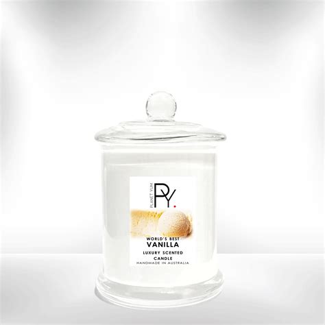 The Worlds Best Vanilla Luxury Scented Candle By Planet Yum Australia