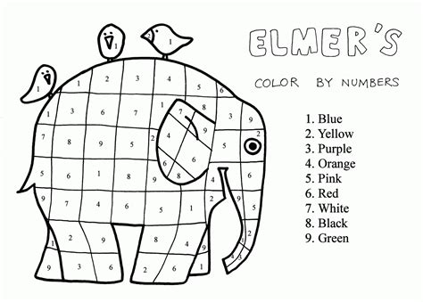 Elmer Coloring Page - Coloring Home