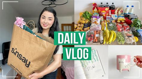 Daily Vlog Cumparaturi Alimentare Pentru Paste Haul Sinsay O Cana