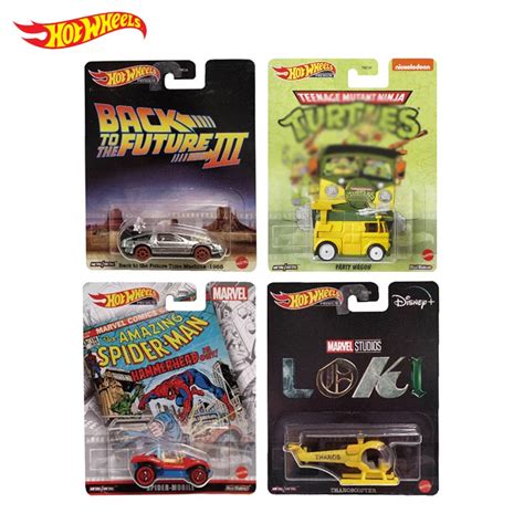 Coche De Juguete Original Hot Wheels Premium Para Ni Os Modelo De Entretenimiento De Tortugas