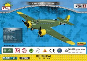 Handleiding Cobi Set Small Army Wwii Junkers Ju M