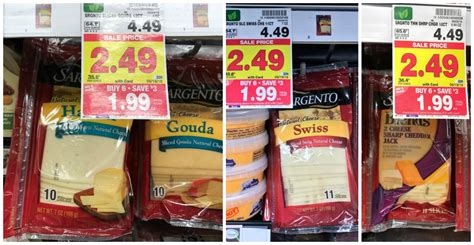 Sargento Cheese Slices as low as $1.24 with NEW Kroger Mega Event ...