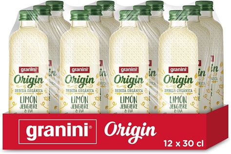 Granini Bebida Orgánica de frutas Limón y Jengibre a partir de Zumo