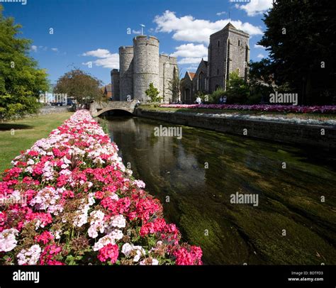 The Westgate Gardens And Towers In Canterbury Kent Uk Stock Photo Alamy