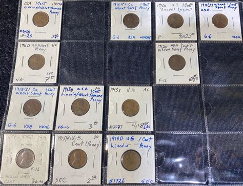 Lincoln Wheat Penny Collection Beck Auctions Inc