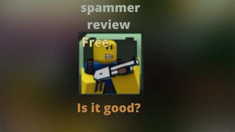 Character Review Spammer Pixel Gun Tower Defense Roblox Youtube